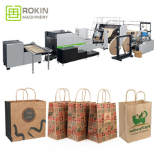 Máquina de papel de papel retorcido de mango retorcido con rollo completamente automático