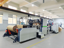 Máquina de papel de papel retorcido de mango retorcido con rollo completamente automático