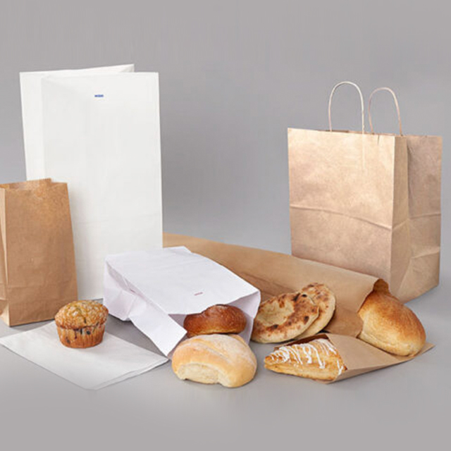 Máquina de bolsas de papel de fondo cuadrado para la producción de bolsas de compras Kraft