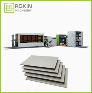 Máquina cortadora de cartón impulsada por IA de alta tecnología ROKIN para la producción de cartón