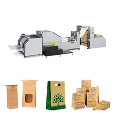 Máquina de bolsas de papel de fondo cuadrado RKFD-460