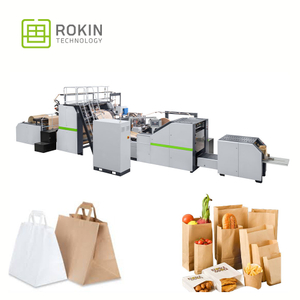 Máquina de hacer bolsas de papel robusta duradera para fábricas